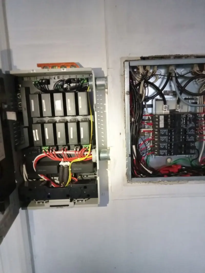 Electrical panel upgrade completed for Security Camera Wiring in Thousand Oaks